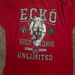 Ecko Unlimited Red Graphic Tee